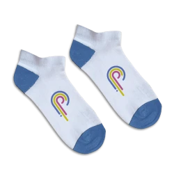 Носки классические с логотипом короткой длины